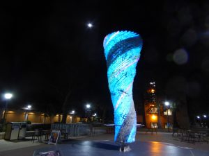 Burning Man Art Installation Re-Cyclone Hits Santa Clara University