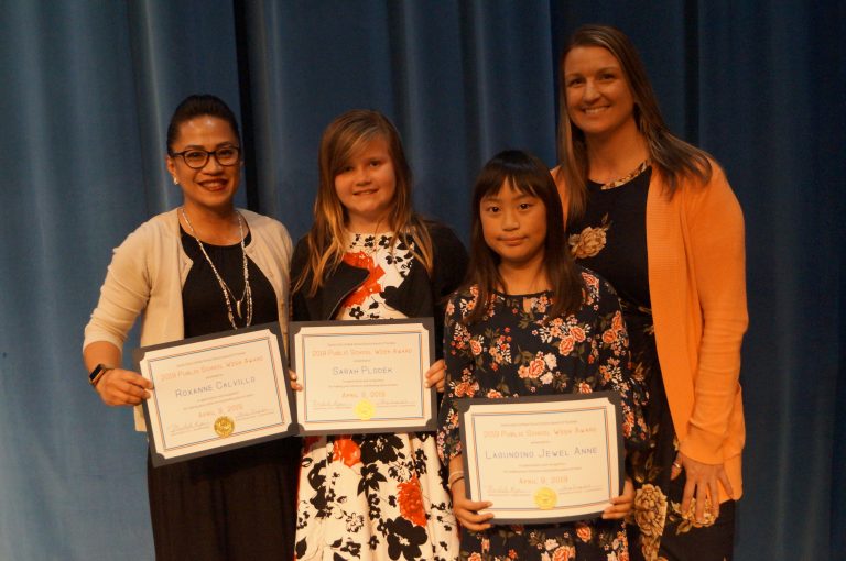 2019 Public School Week Awards Recognizes Outstanding Student and Parent Volunteers