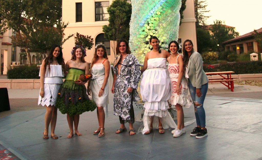 Santa Clara University 2019 Eco-Fashion Show Forge Organic Garden sustainability