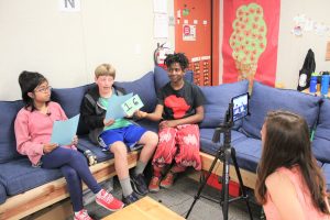 Student-Run News Show Builds Central Park Elementary Students Skills