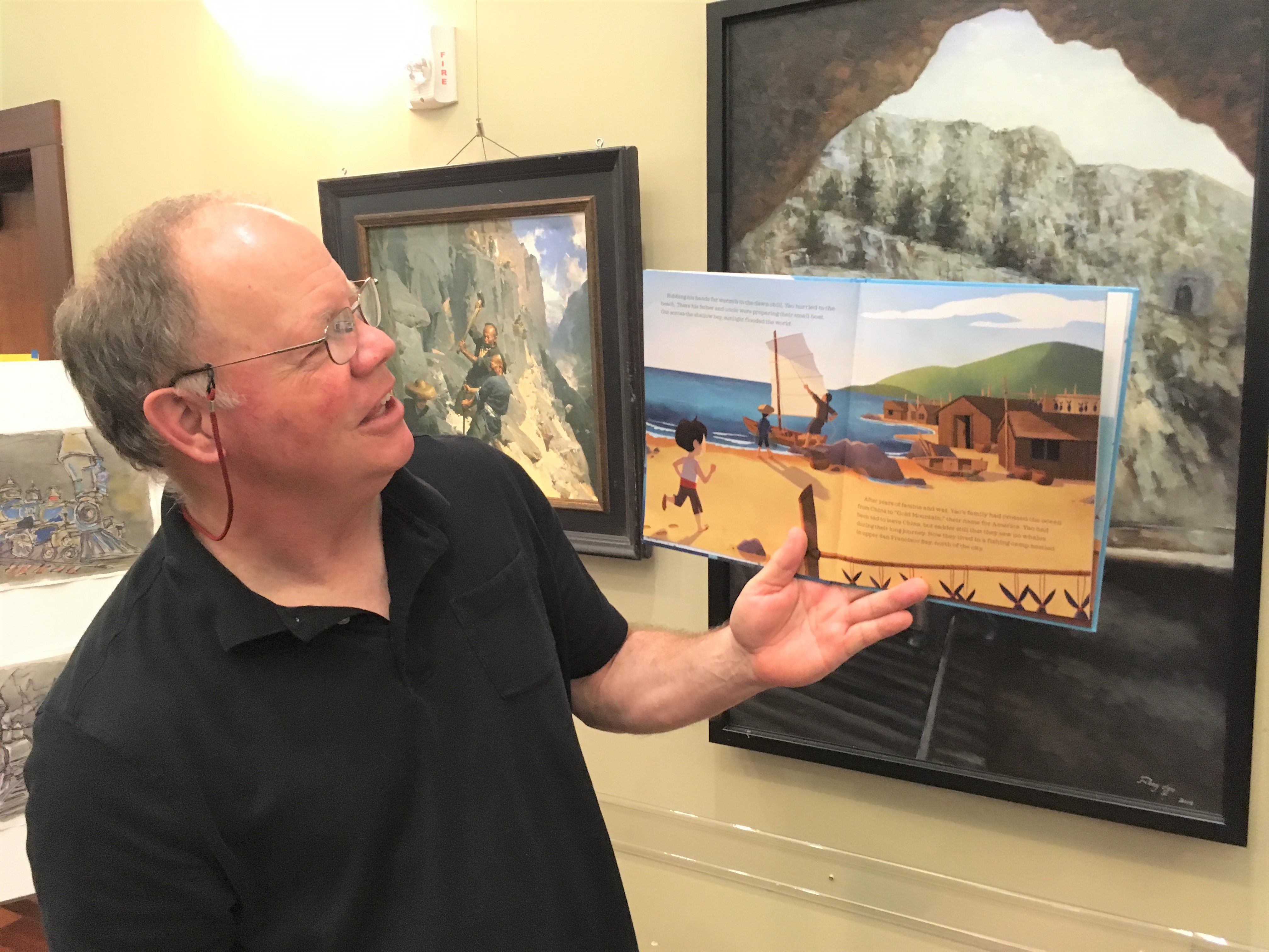Santa Clara Author Tim Myers Yao Bai and the Egg Pirates Chinese