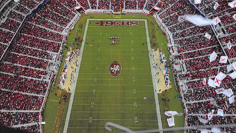 Federal prosecutors Tracy Michael Mapes Violation of National Defense Airspace Drone Dropping Flyers on Levis Stadium