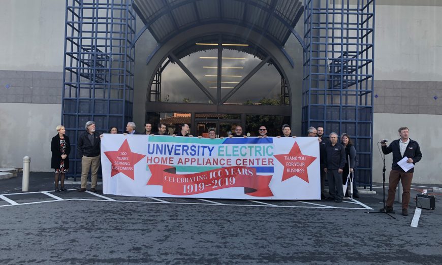 University Electric Employees Celebrate 100 Years, University Electric President Mike Heintz