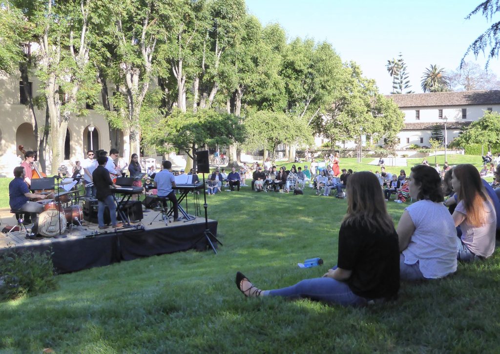 Jazz on the Lawn jazz jazz combos Santa Clara University