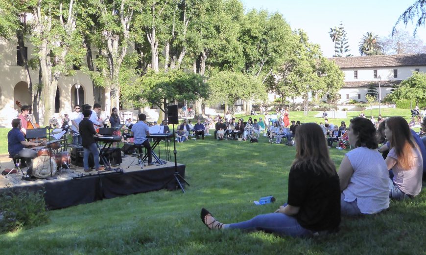 Jazz on the Lawn jazz jazz combos Santa Clara University