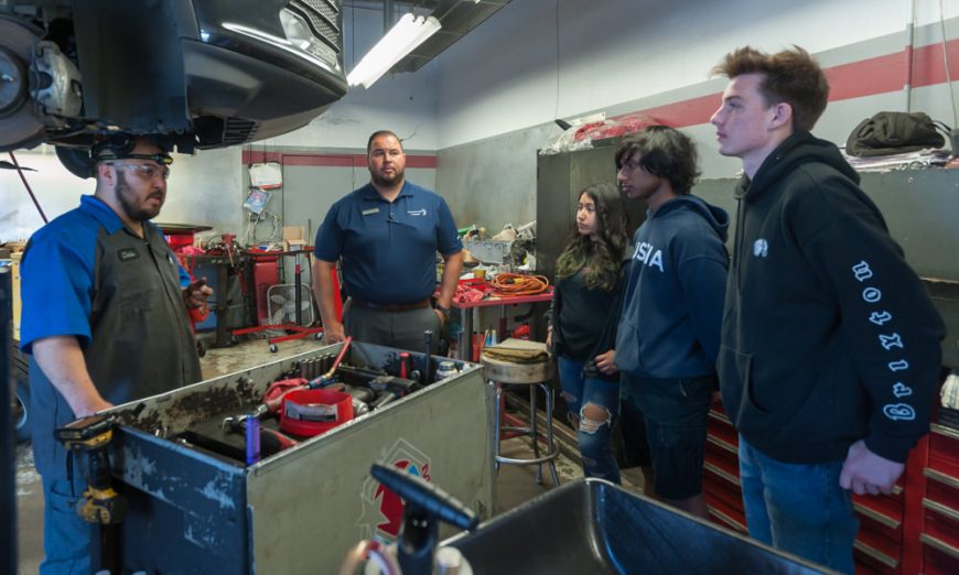 Wilcox High School CTE Frontier Ford Automotive Service and Repair Program