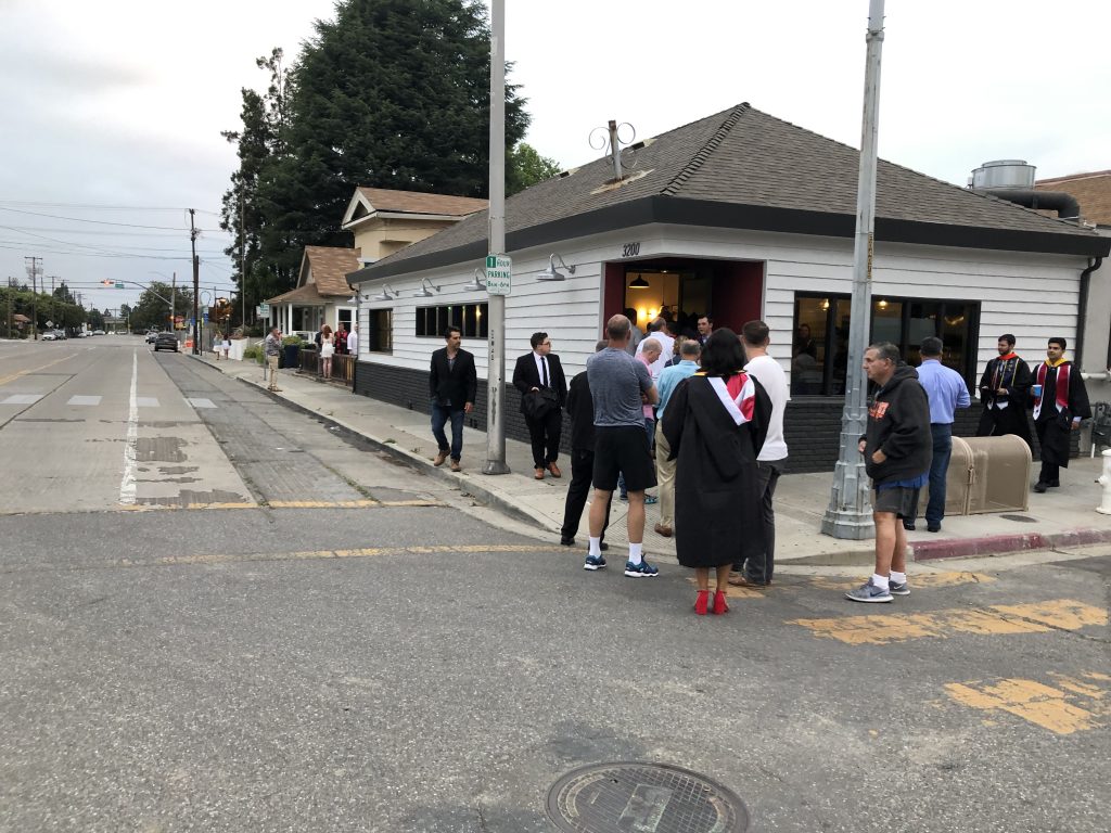 The Hut has returned to Santa Clara and Santa Clara University in time for the Dads and Grads graduation tradition. The hut features local breweries.