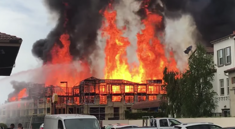 Police Investigating Fire at Santa Clara Construction Site