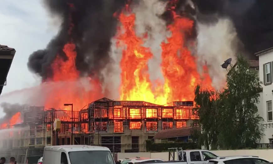 Investigating if the fire was arson. The fire was at the construction site Anantara Villas