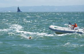 Santa Clara Swimmer Swims from Dumbarton Bridge to Golden Gate Bridge