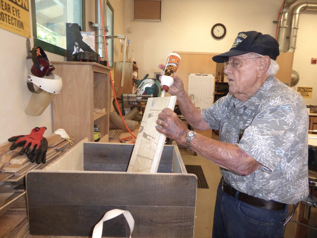 Joe Aboussleman makes the most of the Santa Clara Senior Center Woodshop classes