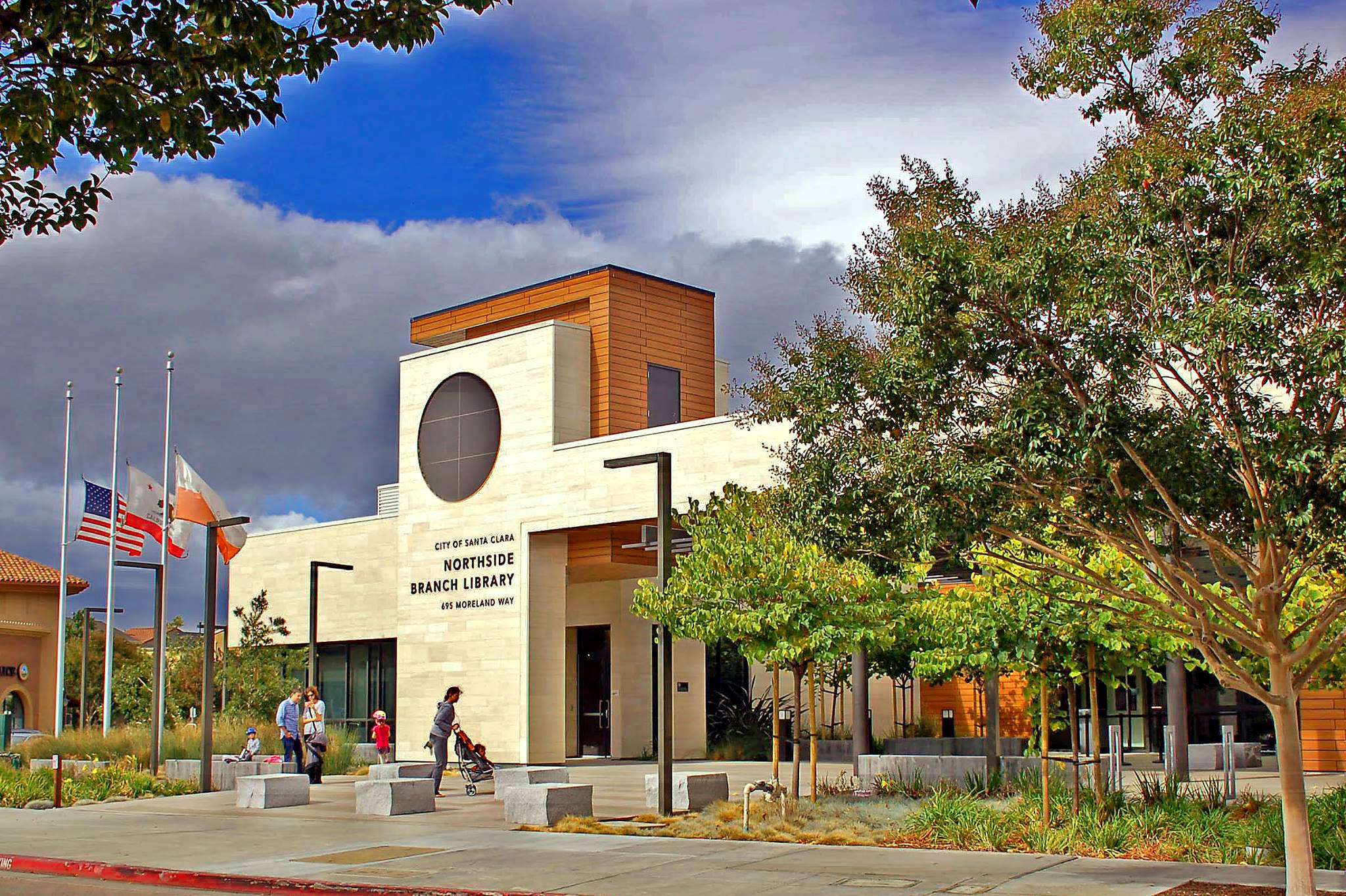 Manny Domingo submitted some photos. One is of the Northside Branch Library and the other is an Aerial Photo of Santa Clara.