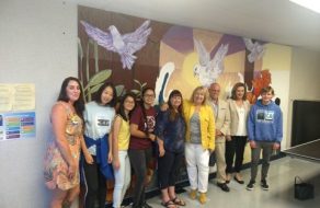 “Kids Doing Art for Kids,” New Mural at Santa Clara Community Day