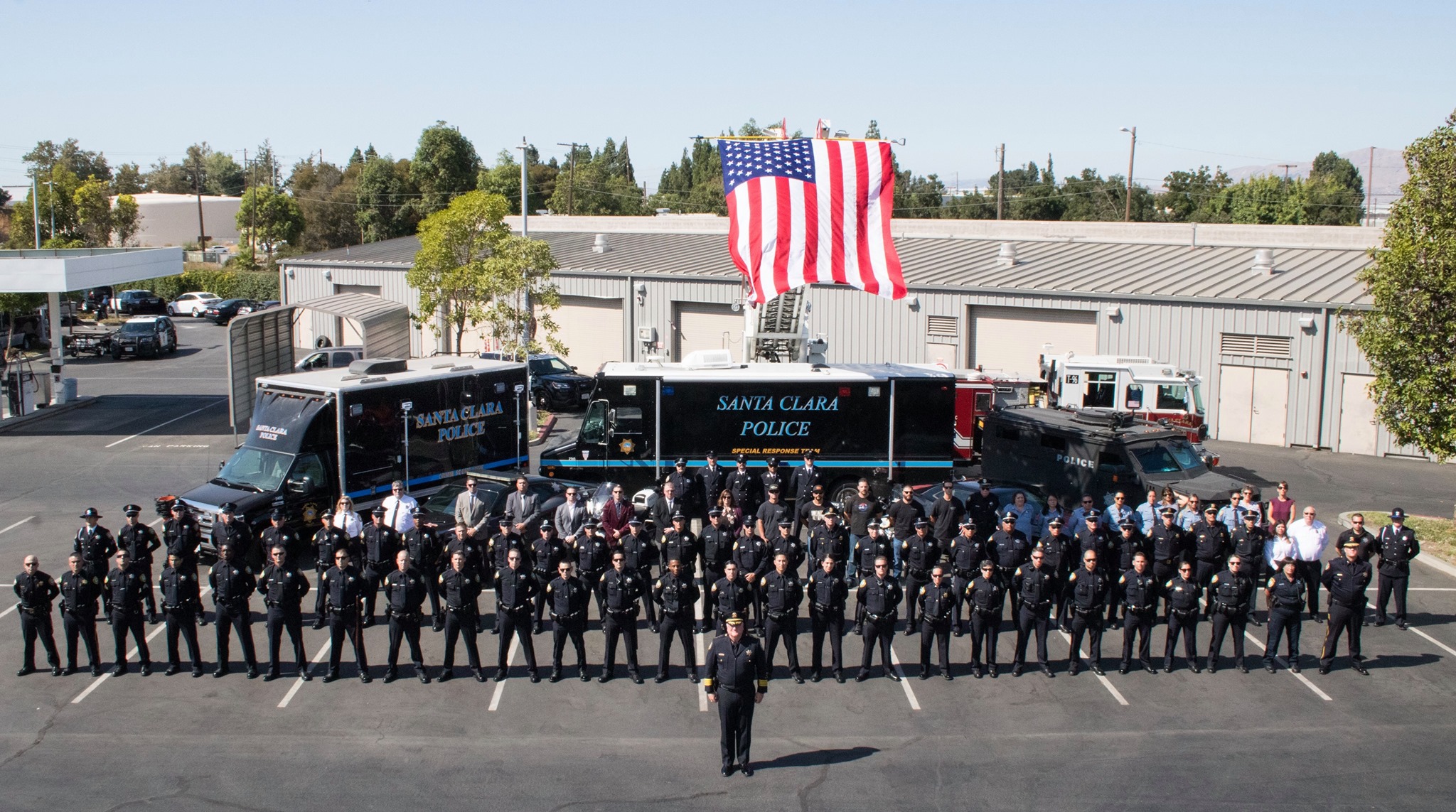 The Police Department have a Final Salute honoring Santa Clara Police Chief Mike Sellers. Sellers retires after 40 years of service later this week.