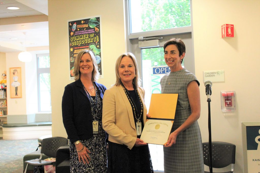 Santa Clara City Library Foundation & Friends (SCCLFF) Tracy Wingrove is leaving the foundation and her last day is in December.