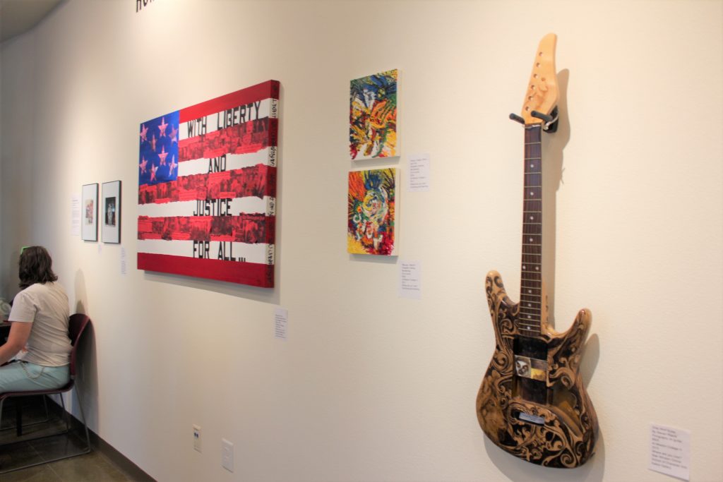 The Vargas Gallery currently has an exhibit called Homecoming, which features work from alumni Steve Dellicarpini and Elizabeth Jimenez Montelongo.