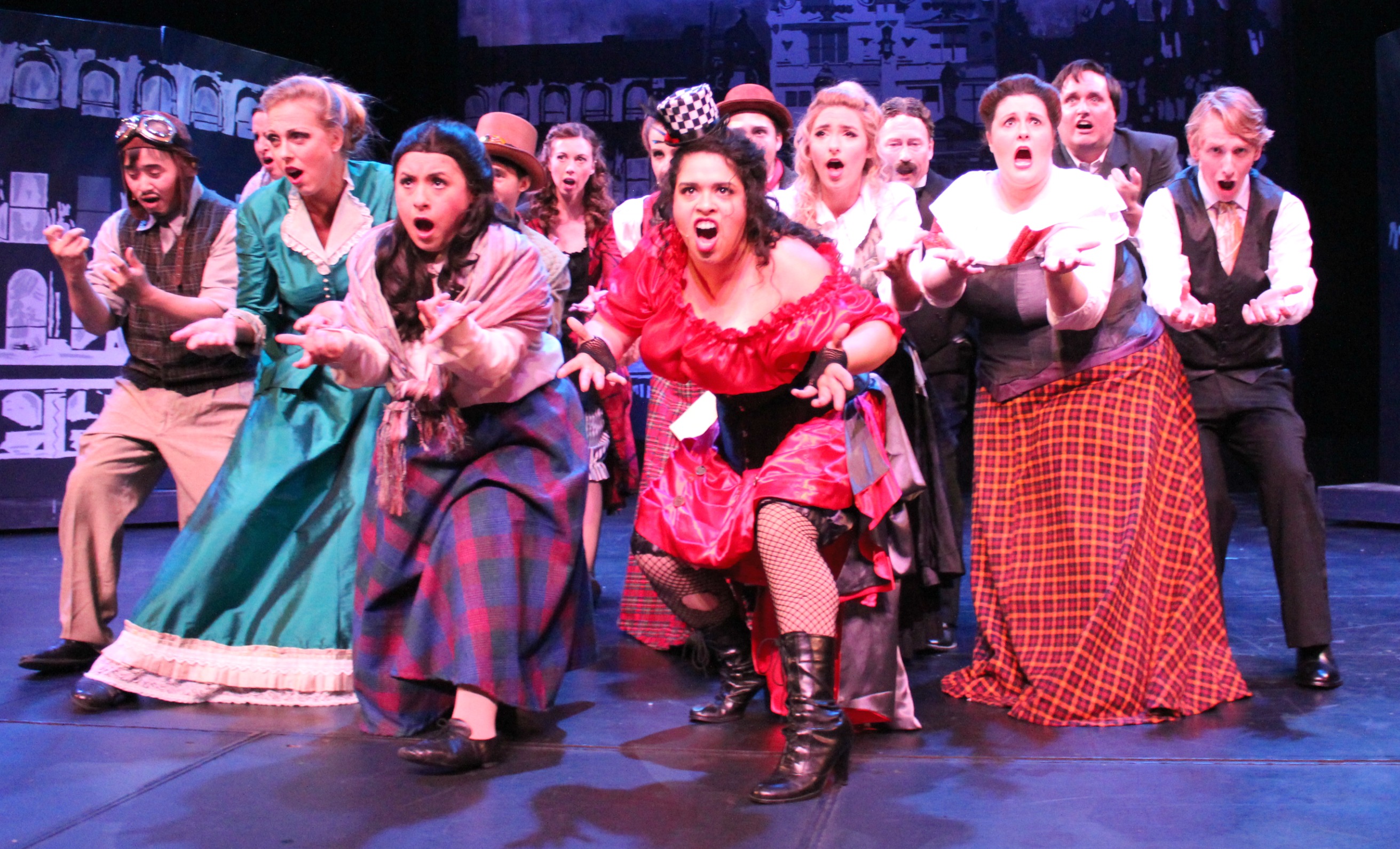 Sunnyvale Community Players present Jekyll & Hyde through October 6. Actress Jocelyn Pickett plays Lucy, Jekyll's fiancee.
