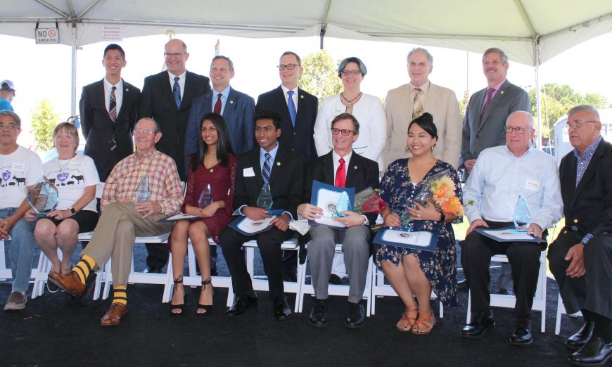 At the Sunnyvale State of the City, the Mayor gave out the Community Award. One award was the Mayor’s Award of Excellence.