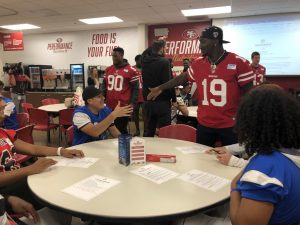 Santa Clara High’s Bruins Meet 49ers Rookies