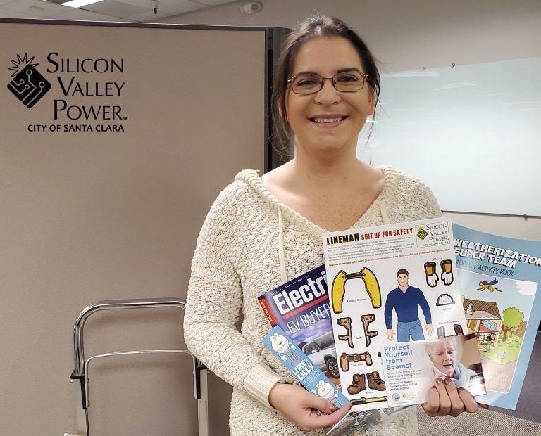 Silicon Valley Power is celebrating Public Power Week today and tomorrow where they will be talking to residents.
