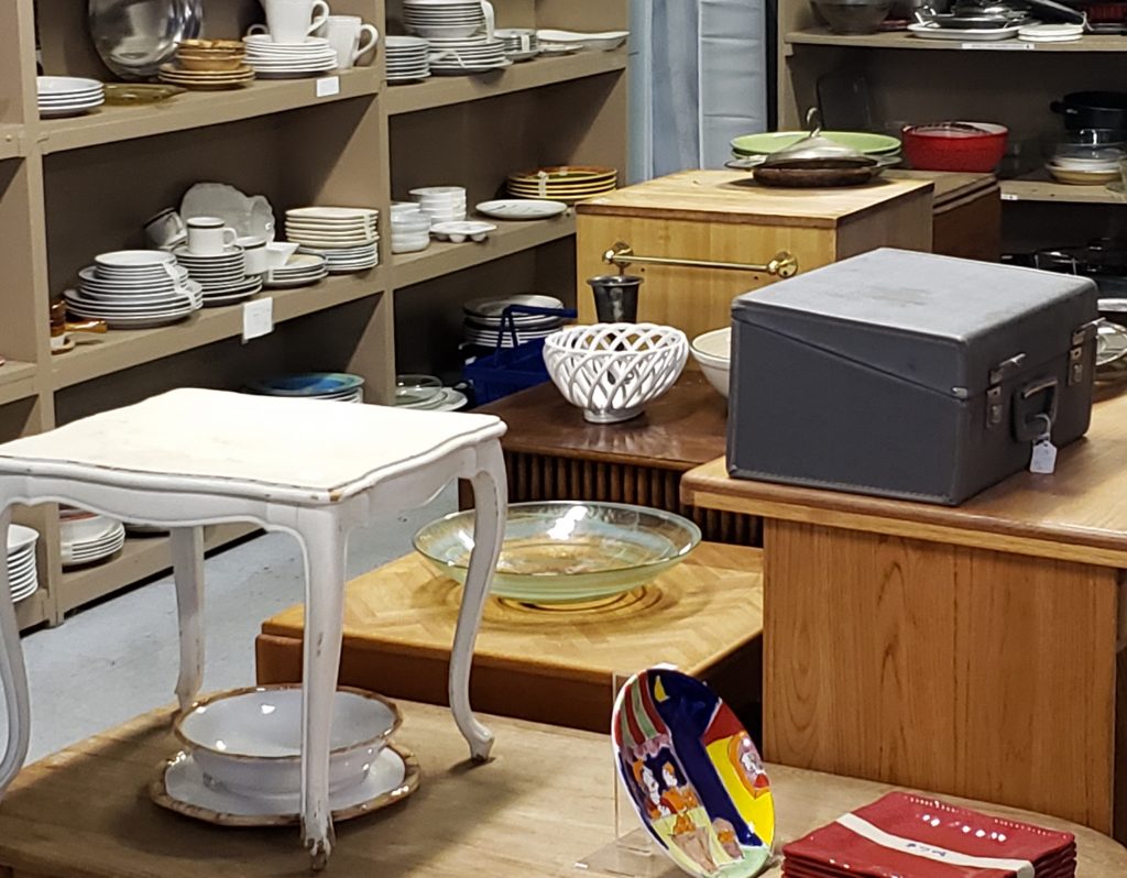 St. Justin decided to reopen their Outgrown Shop under their Community Ministry. thrift store.