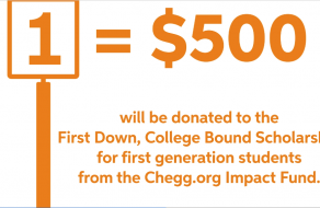 49ers, Chegg Partner to Provide First Generation College Students With Scholarships