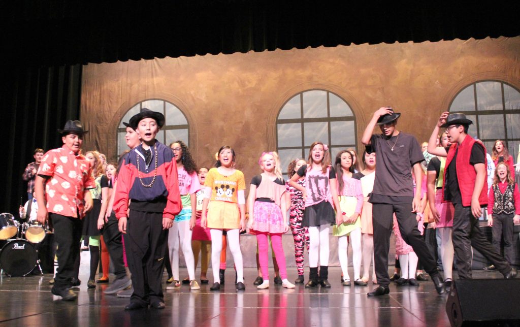 Buchser Middle School put on a production of “Fame Jr” this month. The character Carmen was played by student Lana Satana.