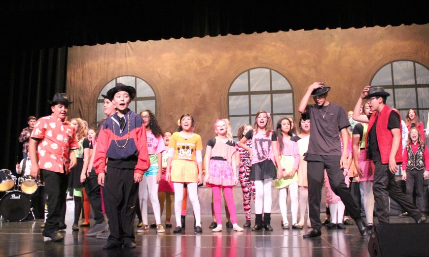 Buchser Middle School put on a production of “Fame Jr” this month. The character Carmen was played by student Lana Satana.