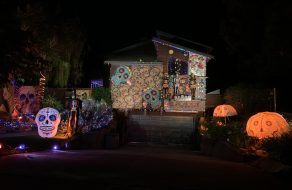 Photos of the Week: Día De Los Muertos Themed Halloween Decorations at Santa Clara Home