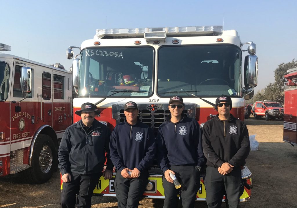 Santa Clara is providing dispatchers and mutual aid for the Sonoma County Kincade Fire. The SCFD is part of the state’s master mutual aid program.