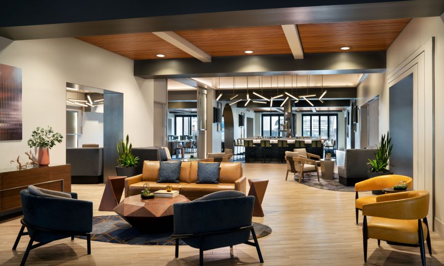 Santa Clara Marriott got a major makeover. They also introduced the new Bosc + Bartlett restaurant and the new M Club, with breakfast.