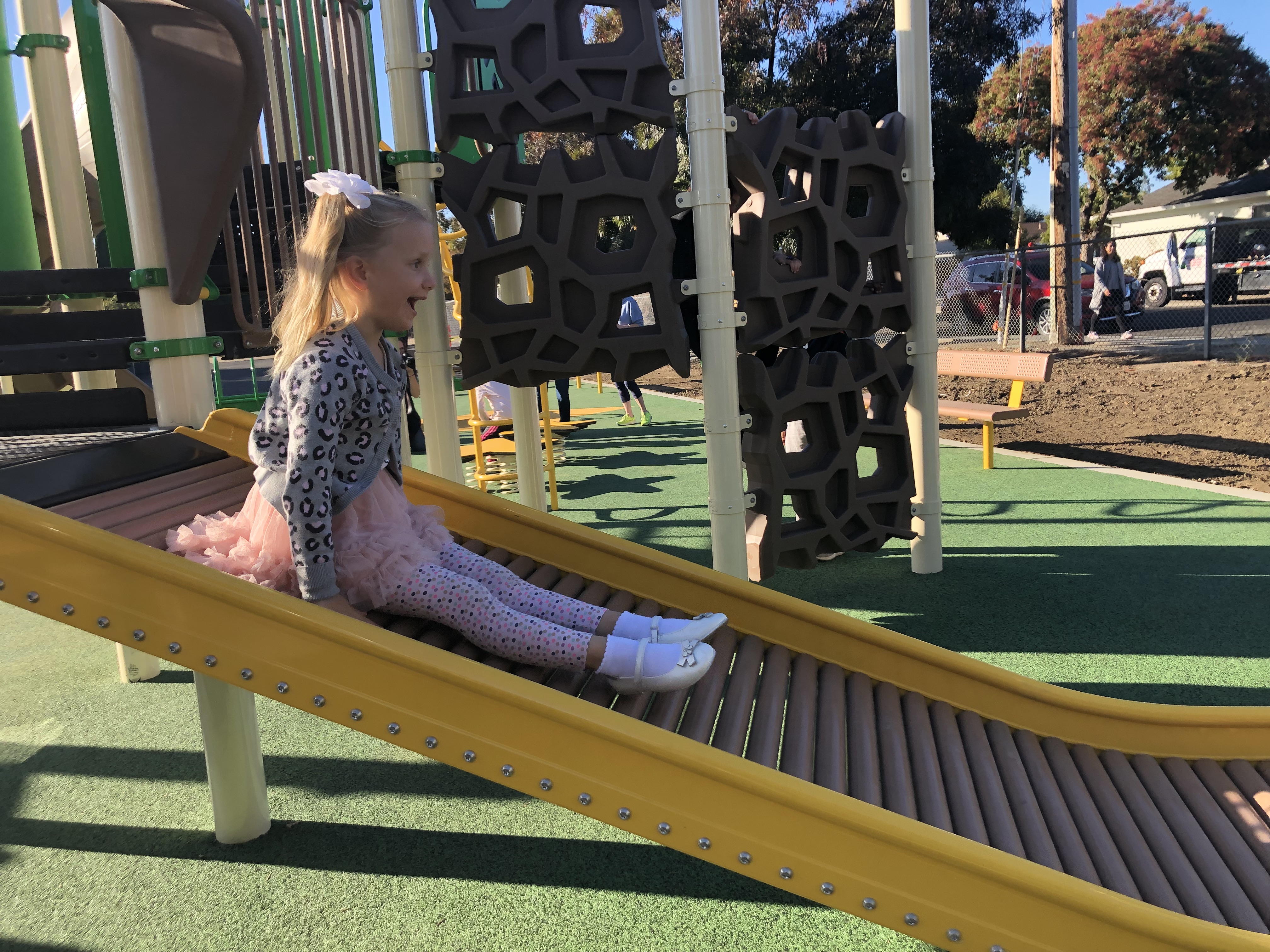 Ponderosa Elementary School has a new playground. They have introduced their new accessible playground, made for all students.