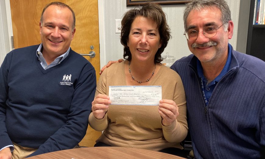 Richard Sherman and Blanket Coverage of the The Richard Sherman Family Foundation helped clear outstanding meal debt at Cabrillo Middle School.