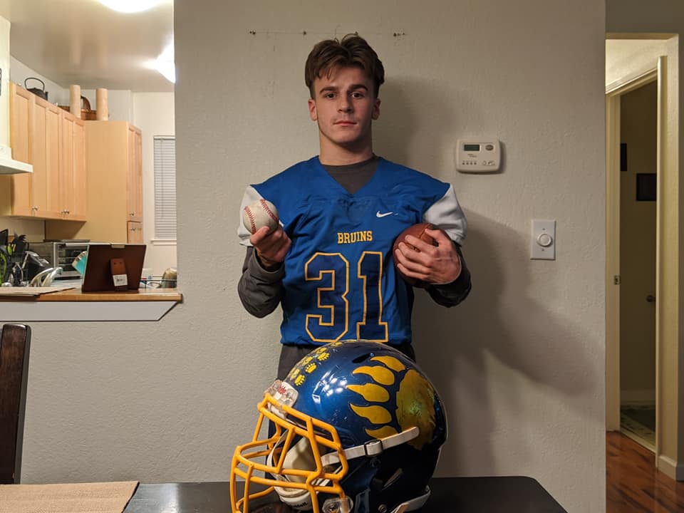 Santa Clara High School's Bailey Mungaray is also known as Mr. Energizer. He plays football, soccer, baseball, and track and field.