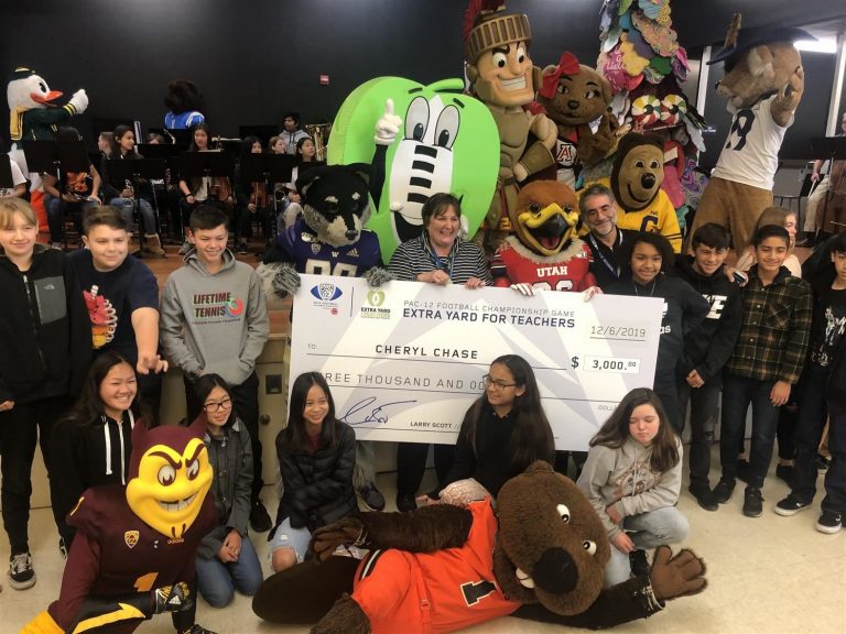 Pac-12 Goes the Extra Yard for Santa Clara Unified Teachers