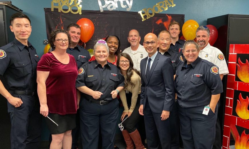 Sunnyvale Department of Public Safety's Civilian Fire Marshal Lynne Kilpatrick has retired. She now lives and works in Washington.