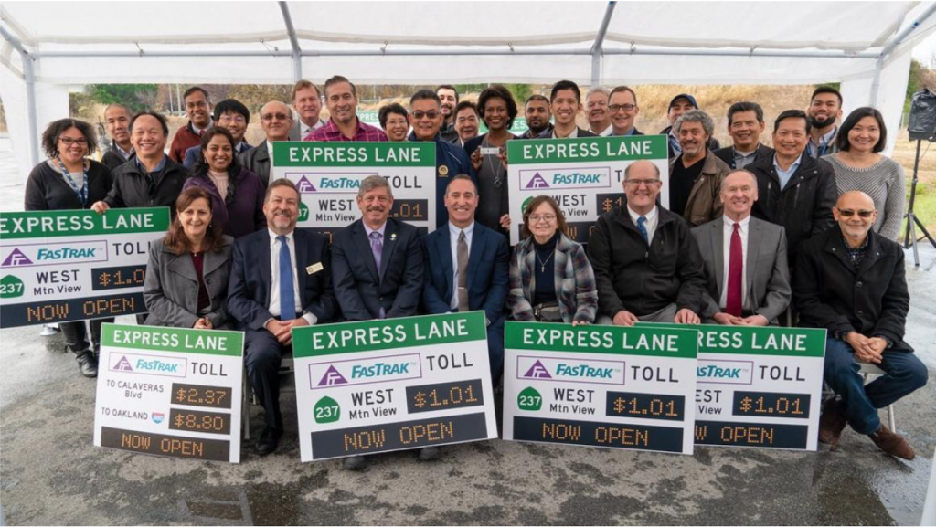 The SR 237 Express Lanes. which run through Sunnyvale, are already giving data showing that they are helping to reduce commute times.