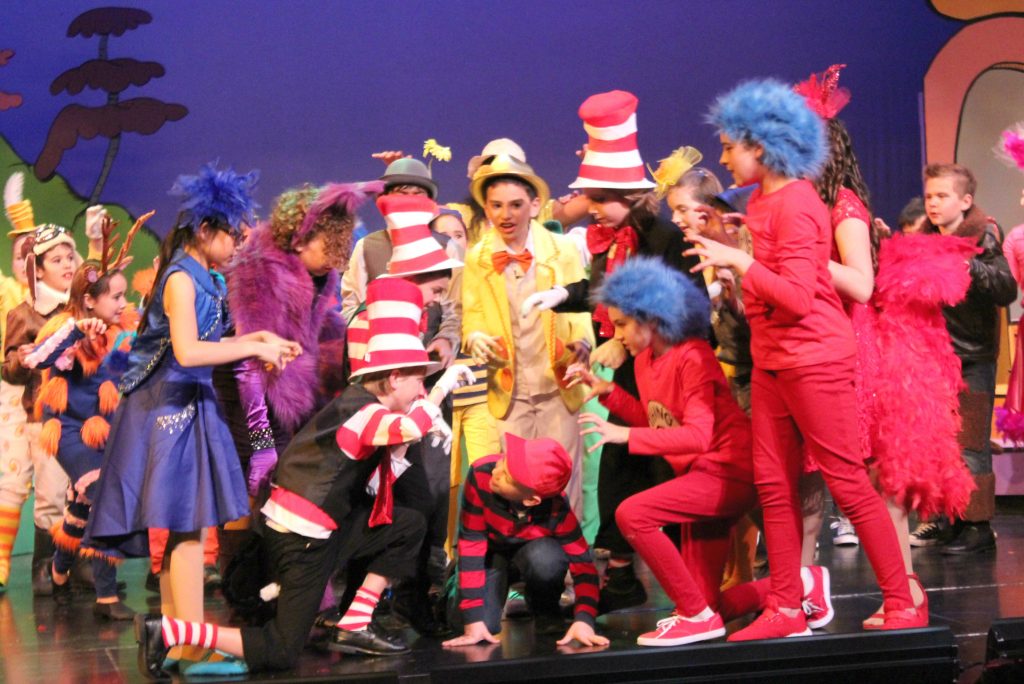 Washington Open Elementary School’s Drama Program presents Seussical The Musical. The musical is a mix of Dr. Seuss books on stage.