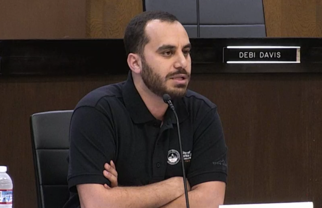 Santa Clara City Clerk Hosam Haggag was trying to have a town hall on Dark Money, but Santa Clarans wanted to talk about Measure C.