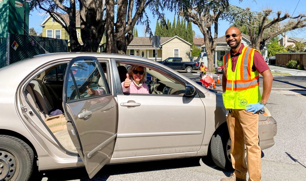 With the help of organizations like the Santa Clara Firefighters Foundation, Santa Clara has a Weekend Meal Program for seniors. Meals are delivered.