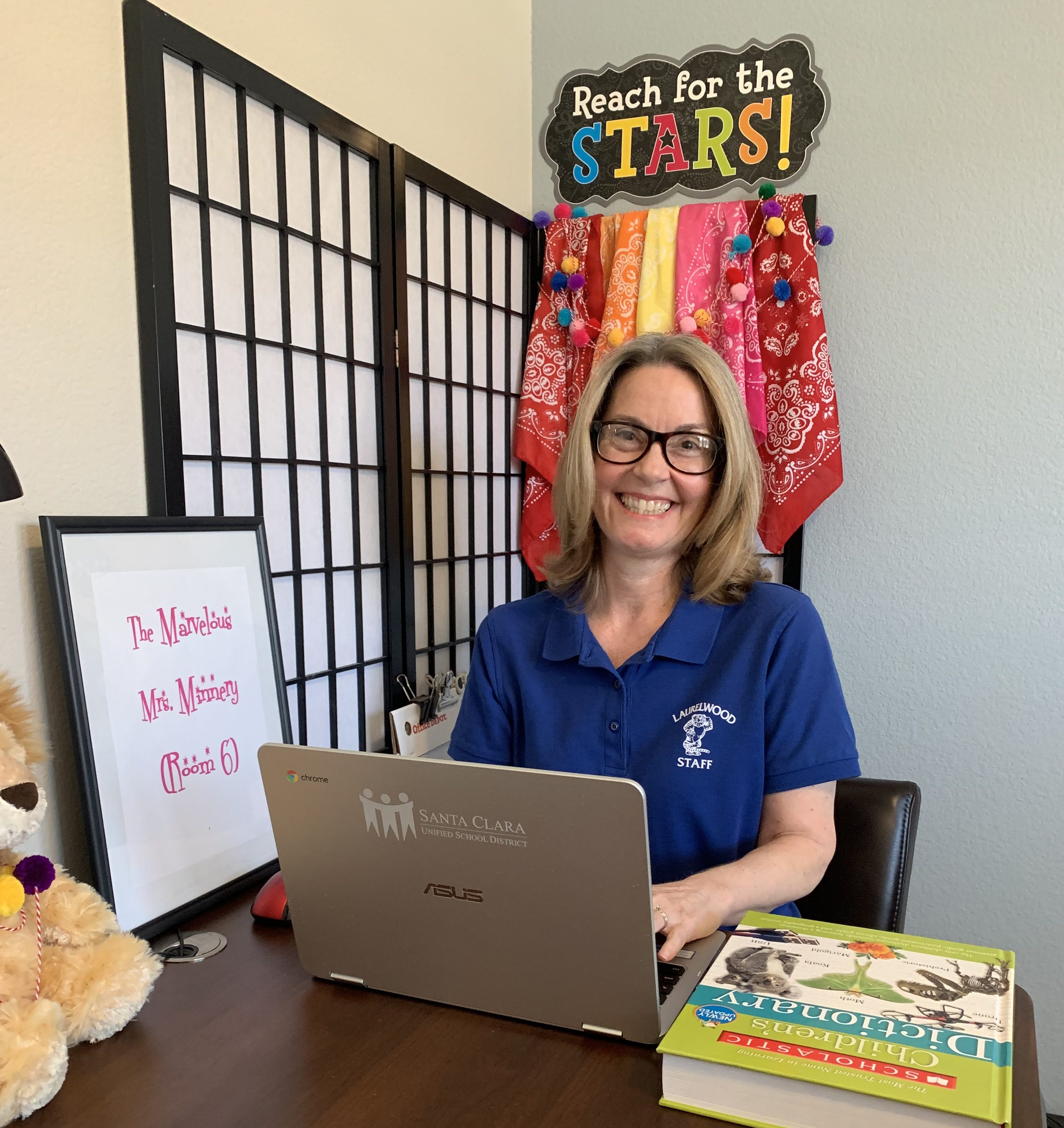 Margie Minnery and other teachers at Laurelwood Elementary School are trying to get used to the new Distance Learning format.