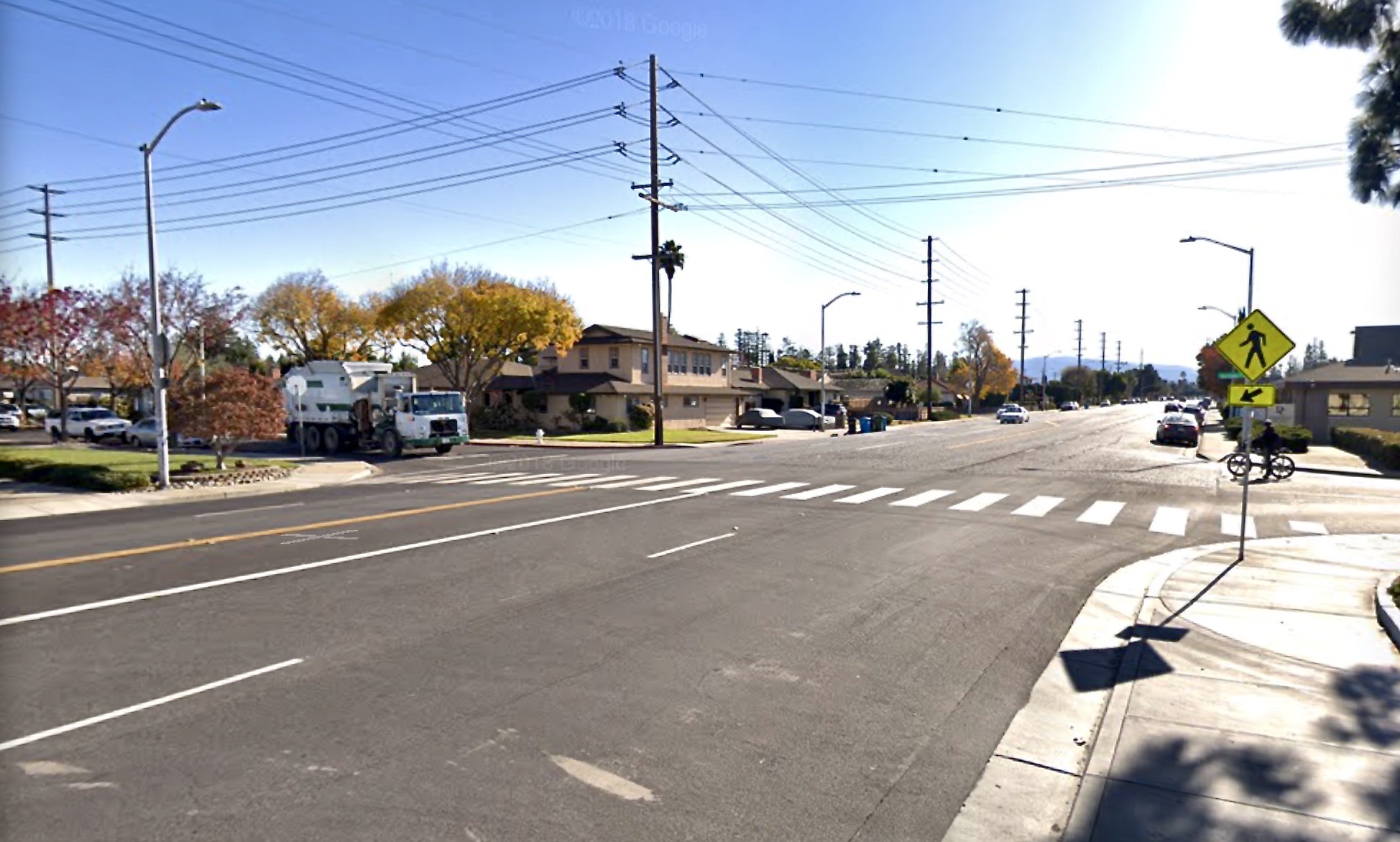Santa Clara City Council approved a pedestrian light for Scott Boulevard. Natalie Guzzetti has been lobbying for a light. They're getting a HAWK beacon.