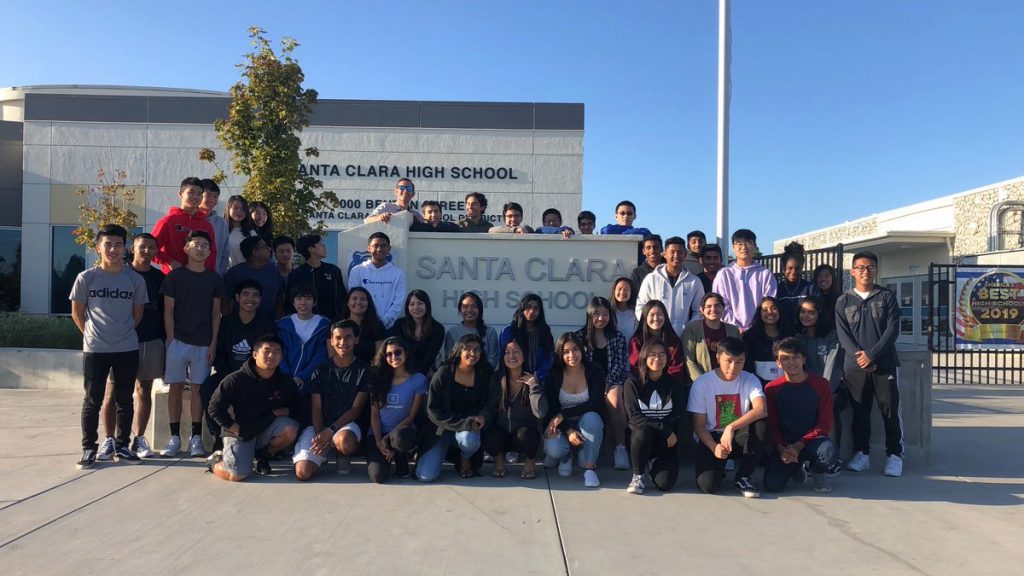 The STEM Leadership Institute at Santa Clara High School celebrated their first group of graduates. The program is made possible with the 49ers Foundation.