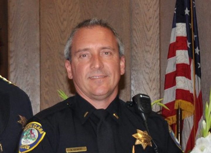 Brian Gilbert, a former Santa Clara Police Department cop, has been charged with several felonies including cyberstalking. He worked for eBay at the time.