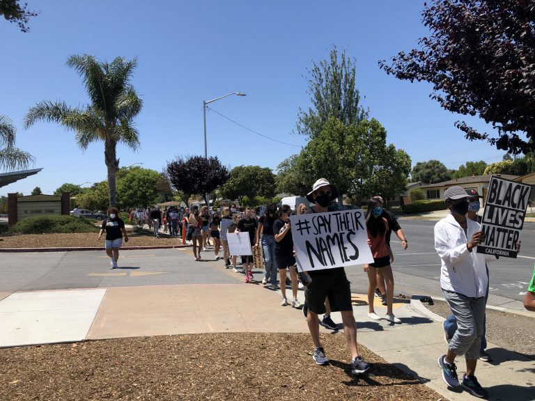 Large Turnout for Black Lives Matter March Organized by Wilcox High School Students