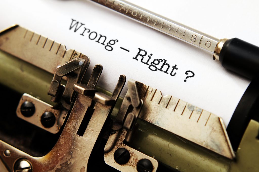 Publisher Miles Barber talks about the difference between right and wrong and everything in between. Things are different now.