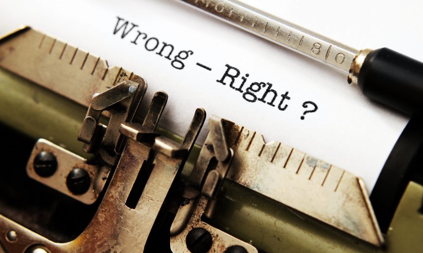 Publisher Miles Barber talks about the difference between right and wrong and everything in between. Things are different now.