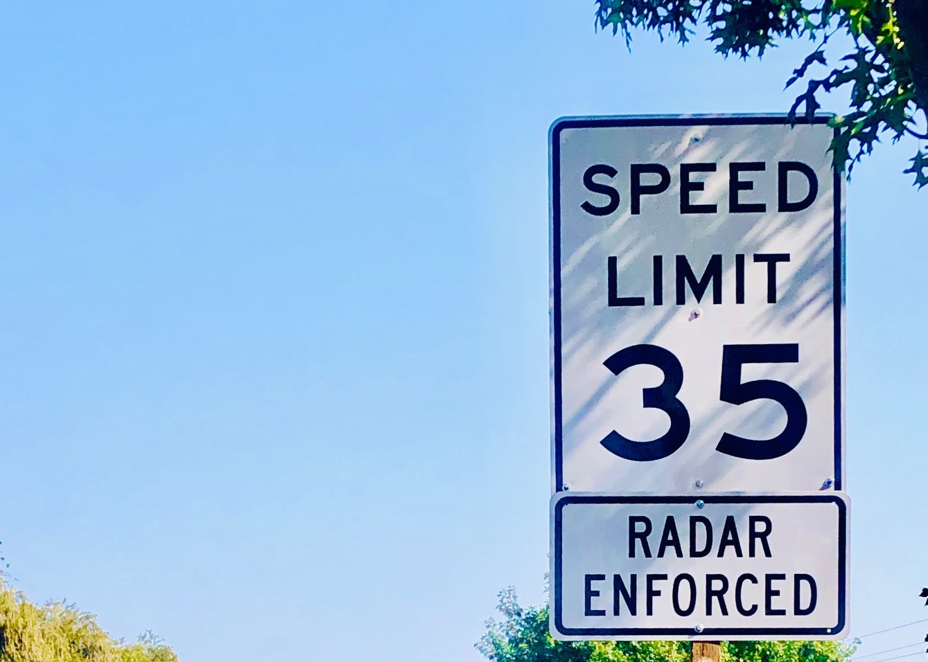 The speed limit on El Camino Real through the City of Sunnyvale is now 35 mph. The Mayor worked with Caltrans to get the speed limit reduced.