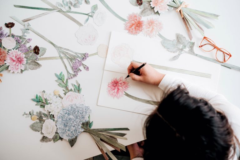 Artists Collaborate on a Paper Bouquet Project to Benefit One Tree Planted