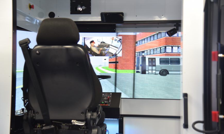 Valley Transit Authority and Mission College partnered for a Simulated Reality Bus program to teach bus drivers under different conditions.